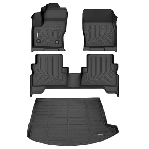 ANBINGO®Floor Mats & Cargo Liner for Ford Escape 2013-2019 All Weather Floor Mats Set Custom for Escape Full Set Floor Liners for Escape Accessories Black