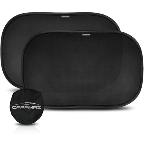 CARAMAZ Car Window Shade for Baby with Certified UV-Protection 2 Pack