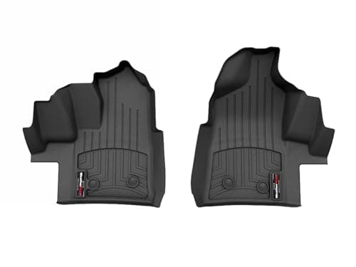 WeatherTech Custom Fit FloorLiners for Ford Transit, E-Transit, E-Transit - 1st Row (4419041V), Black