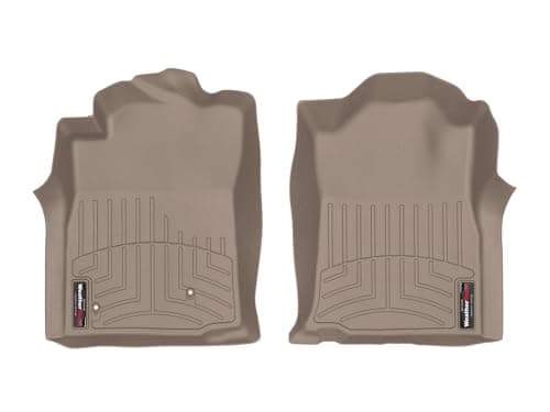 WeatherTech Custom Fit FloorLiners for Toyota Tacoma, Tacoma, Tacoma - 1st Row (450211), Tan