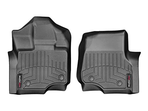 WeatherTech Custom Fit FloorLiners for Ford F-150, F-150, F-150 Lightning - 1st Row (446971), Black