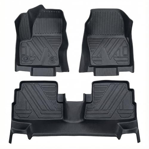 Aiqiying Floor Mats Compatible with Ford Escape 2013-2019 Models，All Weather Carpet Liners Waterproof Durable Custom-Fit Front Rear Rows Full Set Protection TPE Accessories