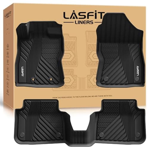 LASFIT All Weather Floor Mats for Subaru Crosstrek & Impreza 2026 2025 2024 (Non Crosstrek Hybrid), Custom Fit All Season TPE Guard Durable Floor Liners for Subaru Crosstrek & Impreza Car Accessories