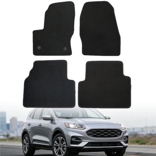 GXARTS Waterproof Car Floor Mats Carpet Full Set Fit for Ford Escape 2013 2014 2015 2016 2017 2018 2019 |All-Weather Protect,with Anti Sliding Back