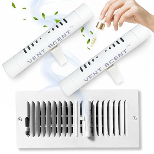 Vent Scent Whole Home Air Freshener | Custom Scent of Your Choosing | Passive Essential Oil Diffuser | Easier Placement Than HVAC Furnace Filter or AC | Adjustable House Freshener & Fragrance System