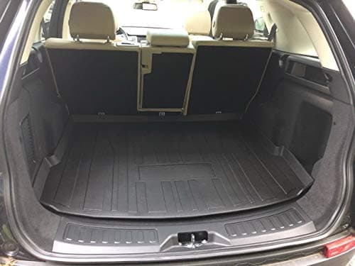 EACCESSORIES EA Cargo Liner - Trunk Mat for Land Rover Discovery Sport 2015-2019 – Weather-Resistant Trunk Mats for Cars with Raised Lip – Non-Slip Car Trunk Mat Rubber – Laser Pre-Cut Design