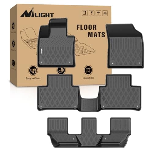 Nilight TPE Floor Mats for Volvo XC90 2016-2026 (Only for Plug-in Hybrid Models)