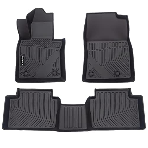 HAFIDI Floor Mats Custom for Mazda CX-30 2020-2026 All Weather Protection TPE Heavy Duty Non-Slip Automotive Floor Liners Fits Front& 2nd Row Full Set Accessories, Black