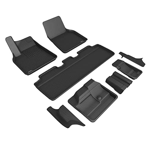 3D MAXpider L1TL03601509: Tesla Model Y 7-Seat 2021-2023 Kagu Black R1 R2 R3
