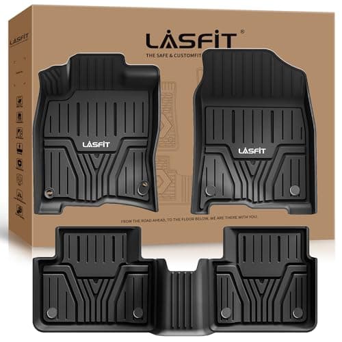LASFIT Floor Mats for Honda Civic Sedan 2016-2021 & Hatchback 2017-2021 & Coupe 2016-2020