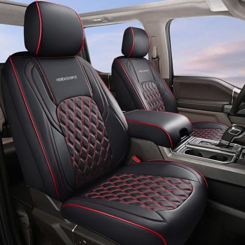 Rough Country Neoprene Front Seat Covers for Jeep Wrangler JK 4-Door (2013-2018) - Waterproof & UV Resistant, Foam Padded, Front Seat Cover Set