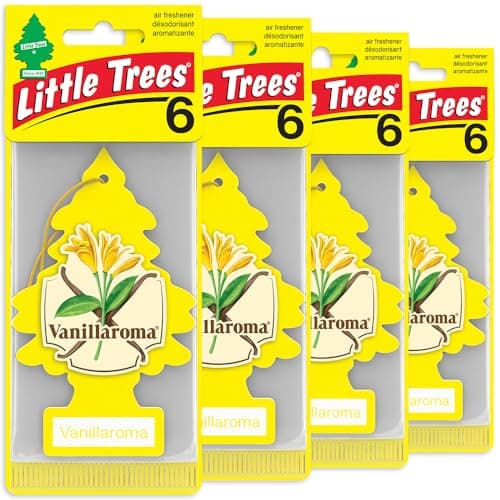LITTLE TREES Car Air Freshener | Vanillaroma, 24 Air Fresheners