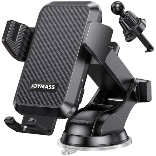 JOYMASS Wireless Car Charger, Phone Holders for Your Car, 15W Auto Clamping Phone Mount Car Accessories for iPhone 16 15 14 13 12 Mini Pro Max 11 XR XS, Samsung Galaxy S24 Ultra S23 S22+ Note 20, etc