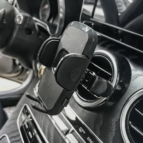 szyuchen Car Cell Phone Holder Mount for Jeep Wrangler (2007-2024) JL JK 4XE Gladiator (2020-2024) Rubicon Sahara JKU Sport S Mojave X Accessories Circular Air Vents Cellphone Mobile Phone Stand