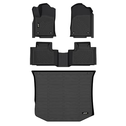 Jenofa-Car Floor Mats for 2011-2021 Jeep Grand Cherokee/Grand Cherokee WK 2022 2023 (Non L) All Weather Floor Mats Cargo Mat for Grand Cherokee Accessories Full Set