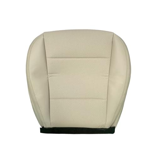Prefer Warehouse Perforated Leather Seat Cover Tan | Compatible with 2015-2017 Subaru Outback & 2015-2019 Legacy – Fits Heated & A/C Seats (Tan, Driver Bottom)