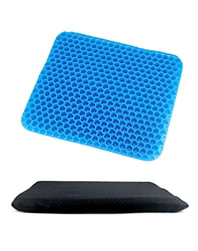 QWORK Gel Seat Cushion, Gel Cushion, Cool & Breathable & Non-Slip
