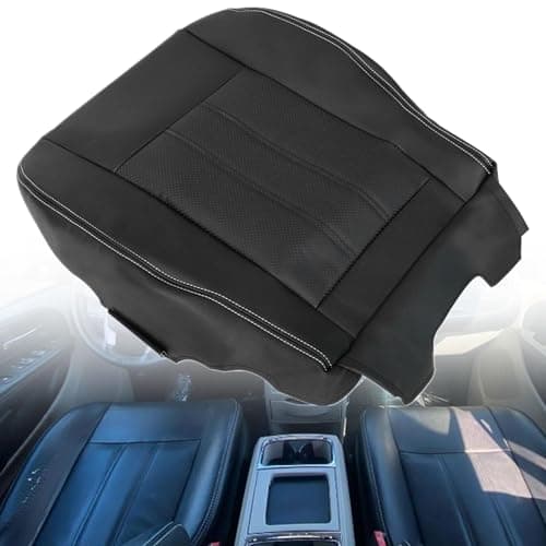 GXARTS Perforated Driver Or Passenger Side Bottom Lower Replacement Leather Seat Cover Black Fit for Chrysler Town & Country 2011 2012 2013 2014 2015 2016 Fit for Dodge Grand Caravan 2008 2009-2020