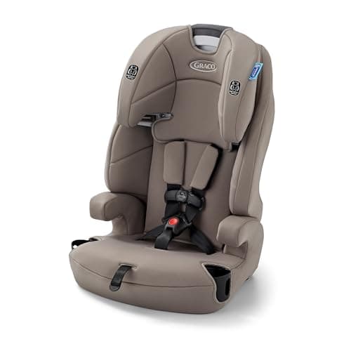 Graco Tranzitions 3-in-1 Harness Booster Car Seat, Forward Facing Car Seat, Highback, to Backless Booster, Cinder