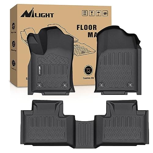 Nilight TPE Floor Mats for 2016 2017 2018 2019 2020 2021 2022 2023 Dodge Durango Jeep Grand Cherokee,All Weather Custom Fit Heavy Duty Floor Liners
