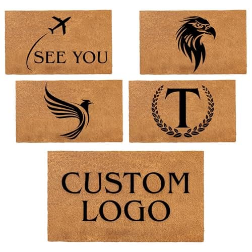 Custom Logo Door Mat, Personalized Floor Mat, Business Logo Door mat, DoormatHub Name Doormat, Welcome Doormat,Commercial Floormat